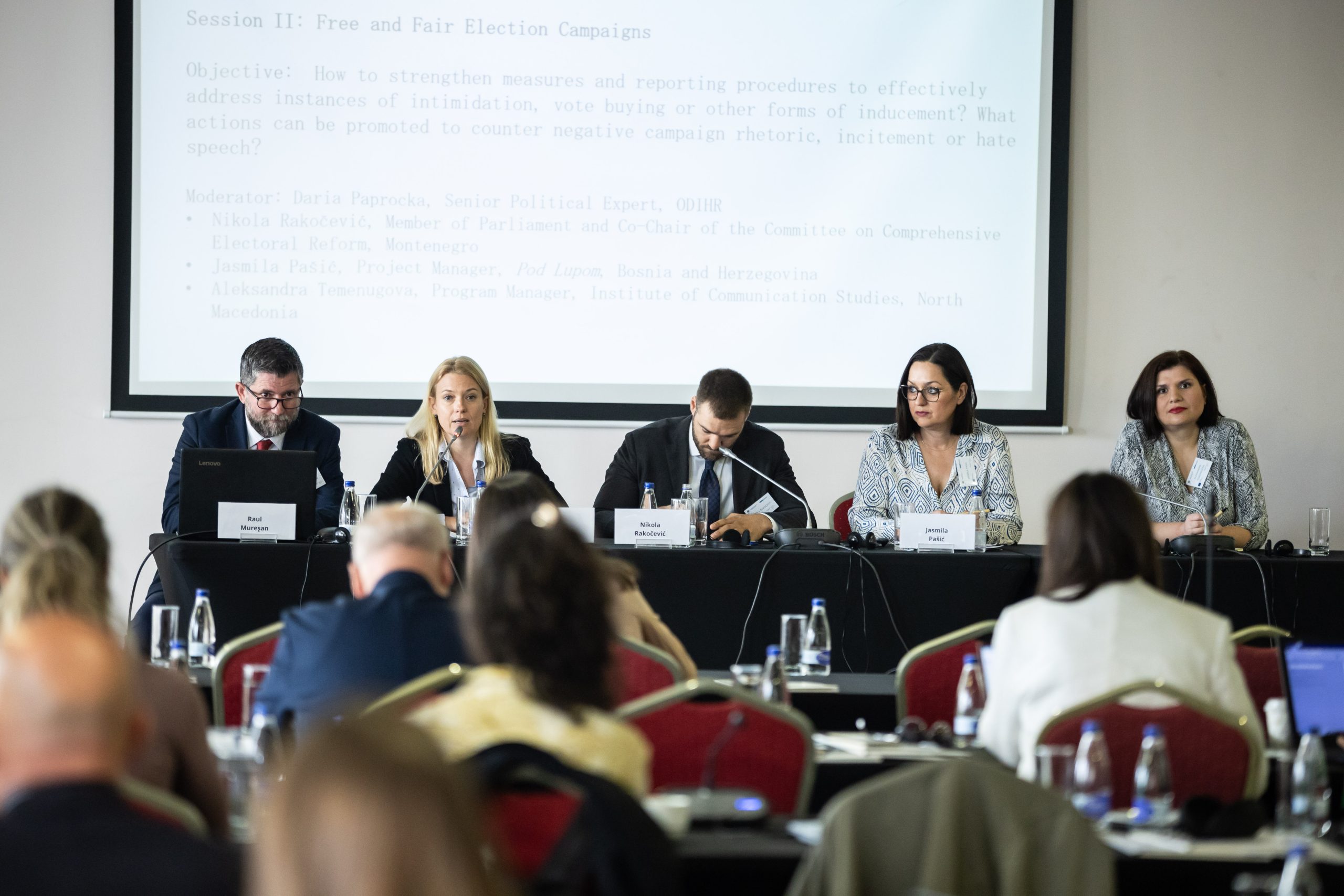 Daria Paprocka, PhD lecturer at Regional Conference in Podgorica