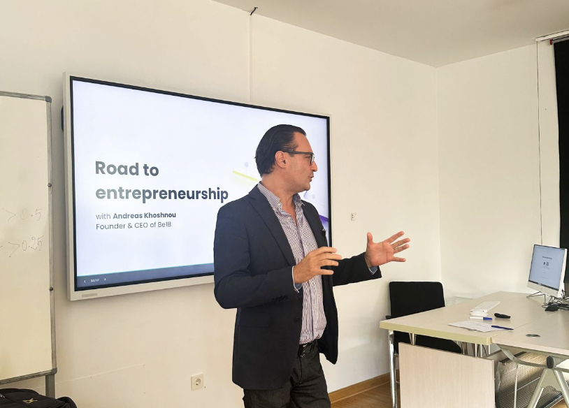 Workshop led by CEO Andreas Khoshnou and CMO Jaana Külim.