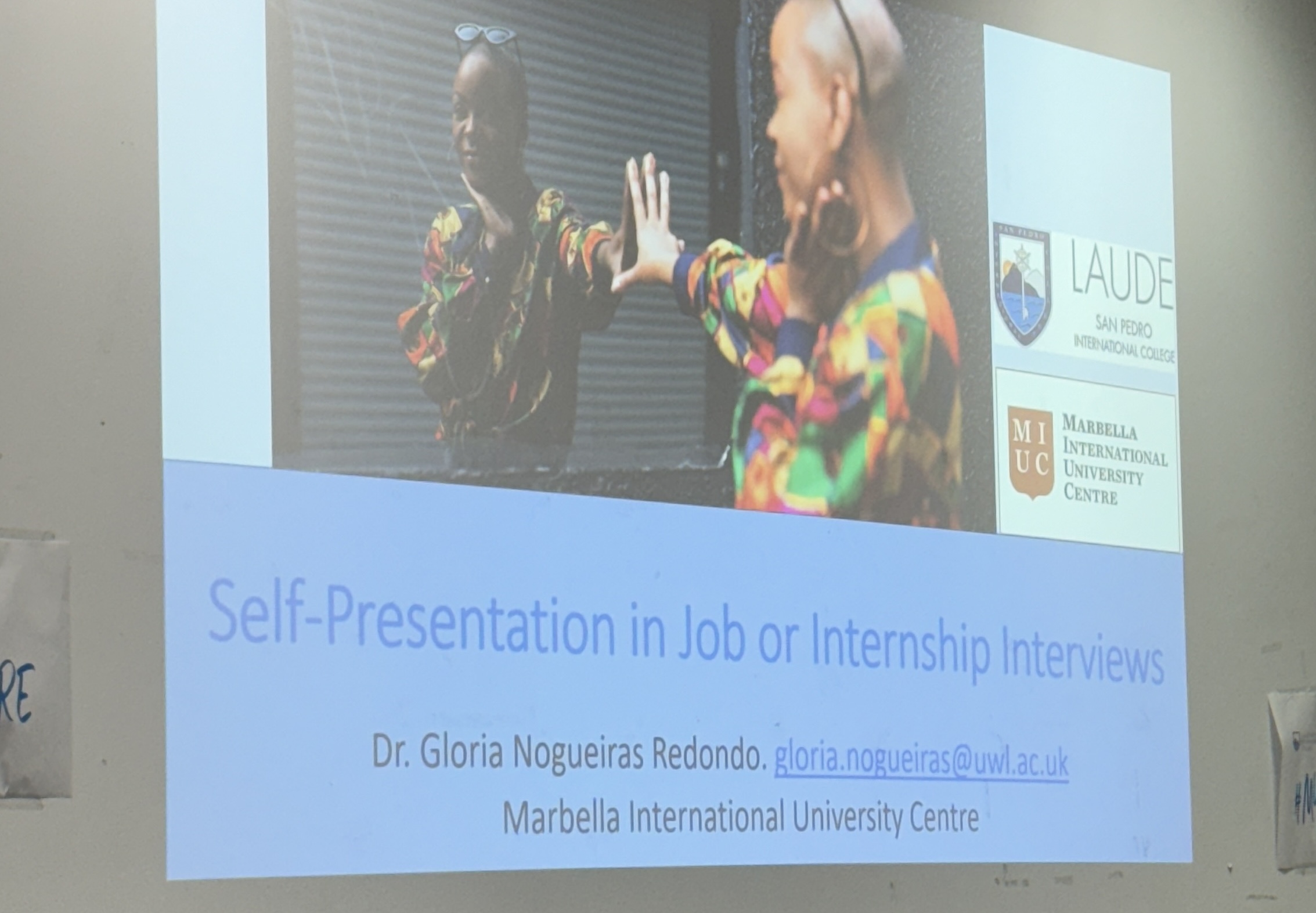 Guest lectures at ‘Laude San Pedro International College’